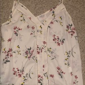 Never been worn, floral loose tank top